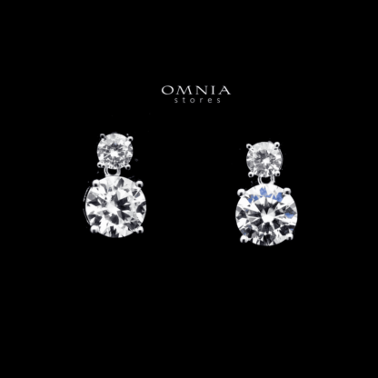Omnia Hanna White Set in 92.5 Silver with High Quality Moissanite Stone - Image 2