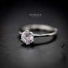 Omnia Omaira Classic Ring in 92.5 Silver with High Quality Iced Cut Stone - Image 7
