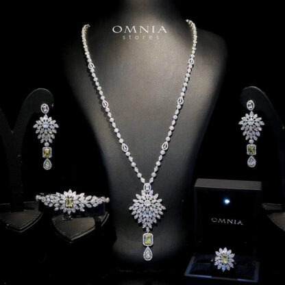 Omnia Duha Yellow Long chain Zircon Set - Image 5