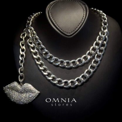 Omnia Dalal Necklace High Quality Fashion Accessories with Paper box - Image 2