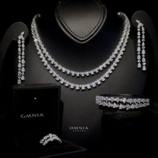 Omnia Aria White Bridal Full Set