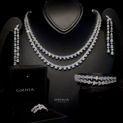 Omnia Aria White Bridal Full Set