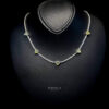 Omnia Louise Yellow Necklace 92.5 Silver In High Quality Simulated diamonds - Image 3