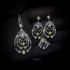 Omnia Mira Yellow & Blue Set Accessories in High Quality Zircon Stone