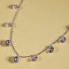 Omnia Anara White Necklace 92.5 Silver In High Quality Simulated diamonds - Image 4