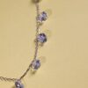 Omnia Anara White Necklace 92.5 Silver In High Quality Simulated diamonds - Image 5
