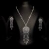 Omnia Mimi Long chain Set Accessories High Quality Zircon Stone In Rhodium Plated - Image 2