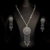 Omnia Mimi Long chain Set Accessories High Quality Zircon Stone In Rhodium Plated
