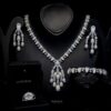 Omnia Mira Yellow & Blue Set Accessories in High Quality Zircon Stone - Image 4