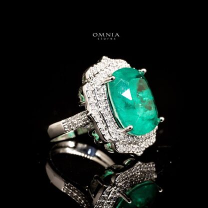 Omnia Shaykah turquoise Ring Accessories in High Quality Copper Gold Plated - Image 6