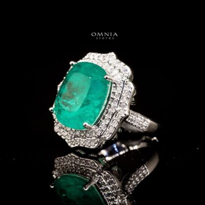 Omnia Shaykah turquoise Ring Accessories in High Quality Copper Gold Plated - Image 2
