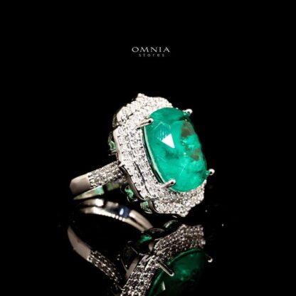 Omnia Shaykah turquoise Ring Accessories in High Quality Copper Gold Plated - Image 5