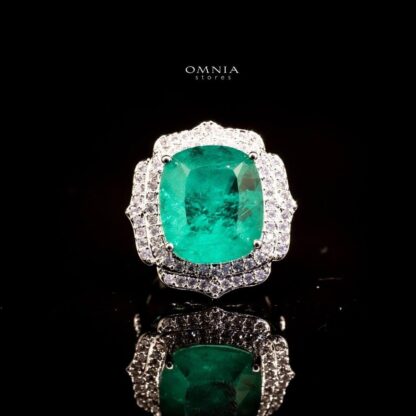 Omnia Shaykah turquoise Ring Accessories in High Quality Copper Gold Plated - Image 3