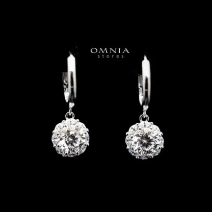Omnia Rita White Set in 92.5 Silver with High Quality Moissanite Stone - Image 3