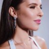 Omnia Layla Blue Necklace in 92.5 Silver with High Quality Simulated Diamonds - Image 6