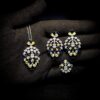 Omnia Ashwaq Blue & Yellow Set in High Quality Zircon Stone - Image 3