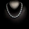 Omnia Asiya Sky Blue Necklace 92.5 Silver In High Quality Simulated diamonds - Image 2