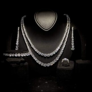 Omnia Ansa White Bridal Large-Sized Full Set