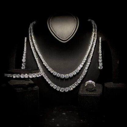 Omnia Ansa White Bridal Large-Sized Full Set