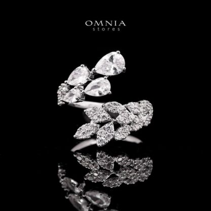 Omnia Laurel white Zircon jewellery set - Image 5