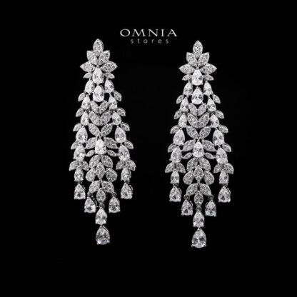Omnia Laurel white Zircon jewellery set - Image 4