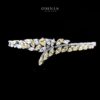 Omnia Basant Yellow Bridal Full Set with Sparkling Zircon Stones in High-Quality Rhodium Plated Finish - Image 3
