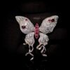 Omnia Freya Butterfly brooch in 92.5 Silver In High Quality Simulated diamonds - Image 2