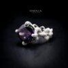 Omnia Farhana Ring 92.5 Silver High Quality Simulated diamonds