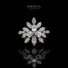 Omnia Anoud Yellow Bridal Full Set with Sparkling Zircon Stones in High-Quality Rhodium Plated Finish - Image 3