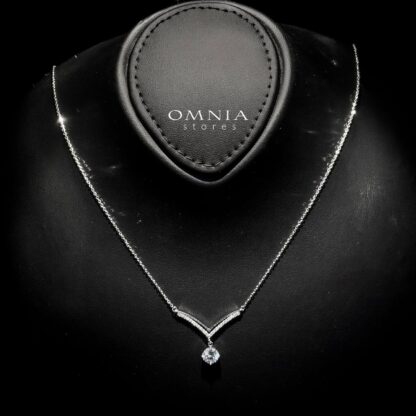 Omnia Aisha White Set in 92.5 Silver with High-Quality Moissanite Stone - Image 3