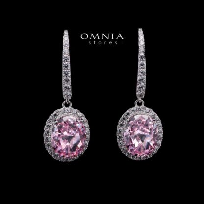 Omnia Valeria Pink Set in 92.5 Silver with High-Quality Ice Cut Stones - Image 4