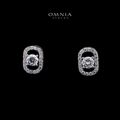 Omnia Yumna White Set in 92.5 Silver with High-Quality Zircon Stones - Image 4