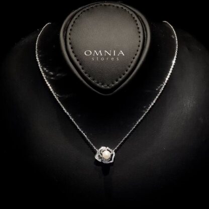 Omnia Evelina White Set in 92.5 Silver with High-Quality Zircon Stones - Image 3