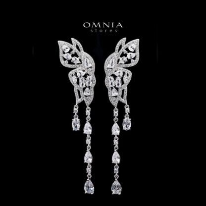 Omnia Mabel White Set in 92.5 Silver with High-Quality Zircon Stones - Image 2