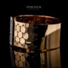 Omnia Arwa Gold-Plated Copper Bangle with High-Quality Simulated Diamonds - Image 3