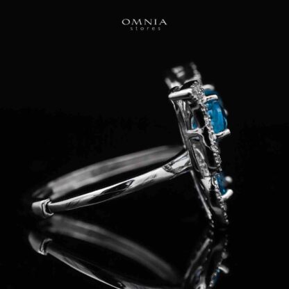 Omnia Rafea Ring In 92.5 Silver High Quality topaz stone - Image 3