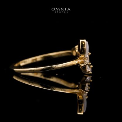 Omnia Ivy Butterfly Ring in 925 Silver with High Quality Zircon Stone - Image 3