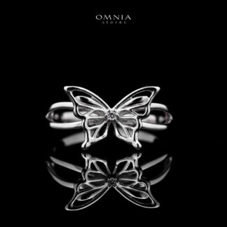 Omnia Aaliyah Butterfly Ring in High Quality 925 Silver