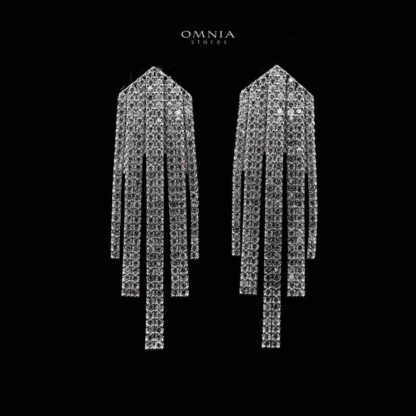 Omnia Ashley Bridal Full Set Accessories High Quality Zircon Stone in Rhodium Plated - Image 5