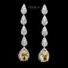 Omnia Radya Yellow Bridal Full Set in High Quality Zircon Stone Rhodium Plated - Image 5