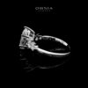 Omnia Hakima White Ring 92.5 Silver Certified in High Quality Moissanite Stone - Image 3