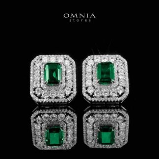 Sally Earring in 925 Silver High Quality Simulated Diamonds