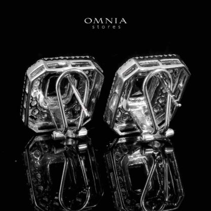 Sally Earring in 925 Silver High Quality Simulated Diamonds - Image 3