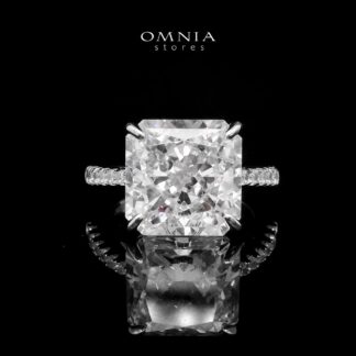 Omnia Adele White 1.25 Carat Ring In 925 Silver High Quality Simulated Diamonds