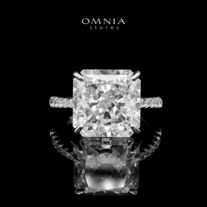 Omnia Adele White 1.25 Carat Ring In 925 Silver High Quality Simulated Diamonds