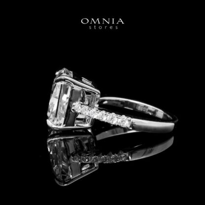 Omnia Adele White 1.25 Carat Ring In 925 Silver High Quality Simulated Diamonds - Image 2