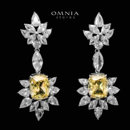 Omnia Medusa Yellow Bridal Full Set in 925 Silver High Quality Simulated diamonds - Image 5