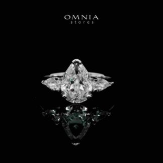 Love White Ring In 925 Silver High Quality Simulated Diamonds