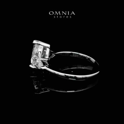 Love White Ring In 925 Silver High Quality Simulated Diamonds - Image 3