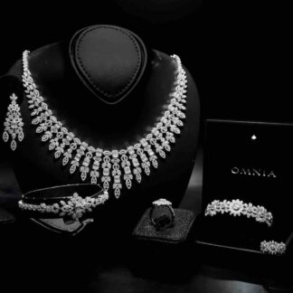 Ruqaya Silver Color Bundle Set